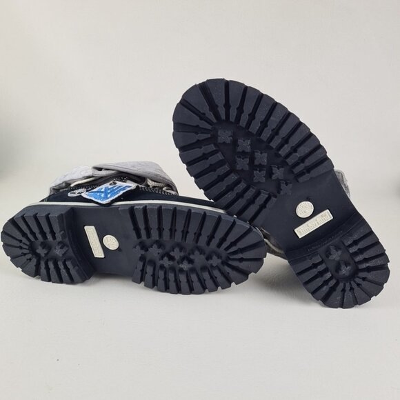 Timberland Script Roll Top Boots Little Kids Navy - Picture 7 of 12